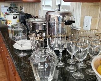 Crystalware, stemware