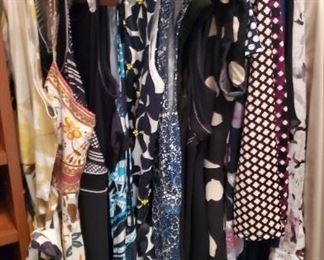 Designer sleeveless dresses, most of the ladies fashions are size 5/6 and 7/8 an occasional 9/10