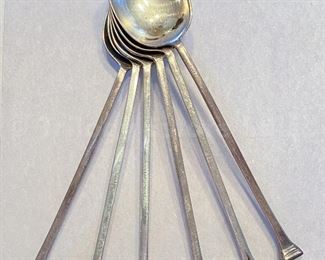 Mid-century sterling silver demitasse spoons