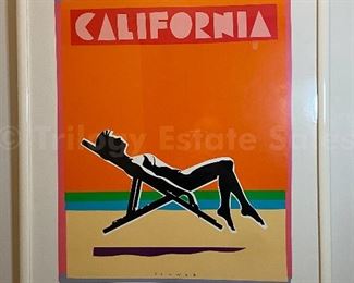 California Serigraph By Schwab