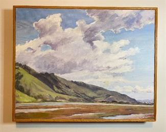 Carol Hake Signed Painting "Bolinas Ridge"
