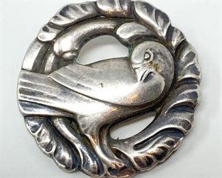 Georg Jensen sterling brooch