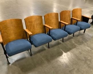 Vintage theater seats