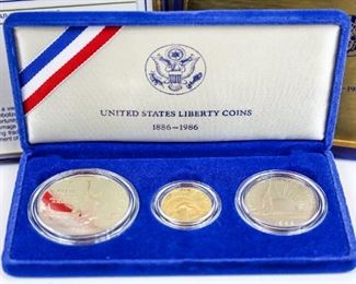 US Liberty Coins 1886-1986