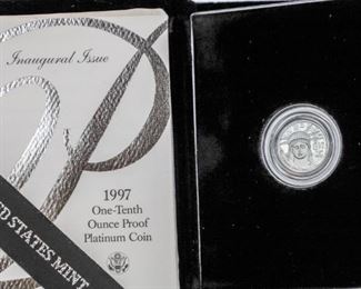 1997 One-Tenth Ounce Proof Platinum Coin