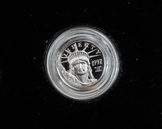 1997 One-Tenth Ounce Proof Platinum Coin