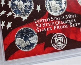 50 State Quarters Silver Proof Set
