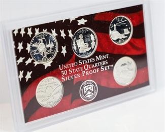 50 State Quarters Silver Proof Set