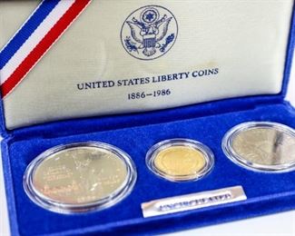 US Liberty Coins 1886-1986 Uncirculated