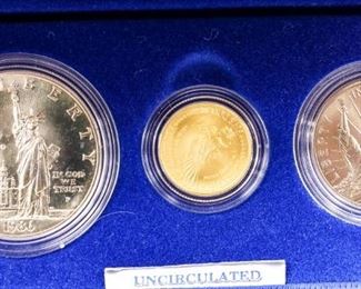 US Liberty Coins 1886-1986 Uncirculated