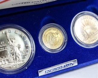 US Liberty Coins 1886-1986 Uncirculated
