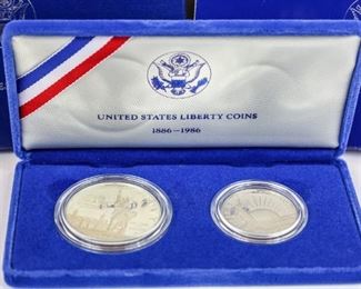 US Liberty Coins 1886-1986