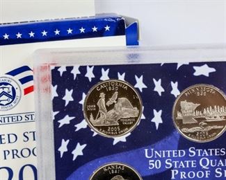 US Mint 50 State Quarters Proof Set 2005