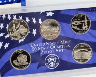US Mint 50 State Quarters Proof Set 2005