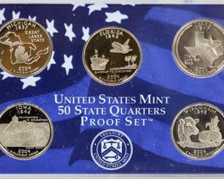 US Mint 50 State Quarters Proof Set 
