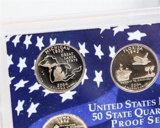 US Mint 50 State Quarters Proof Set 