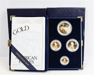 American Eagle Gold Bullion Coins Proof Set 1996