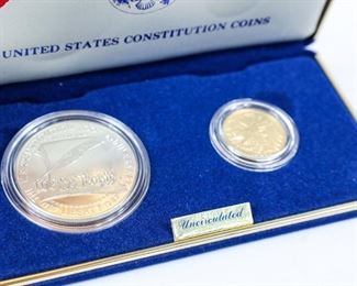 US Constitution Coins Uncirculated 1987