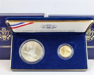 US Constitution Coins 1987