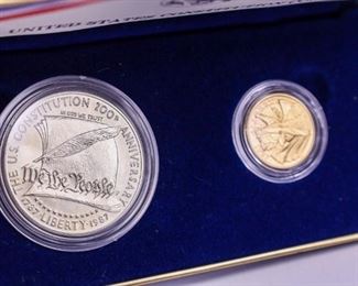 US Constitution Coins 1987