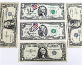 Collectable $1 and $2  Notes