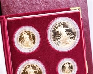 American Eagle 10th Anniversary Set Proof Bullion Coins