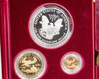 American Eagle 10th Anniversary Set Proof Bullion Coins