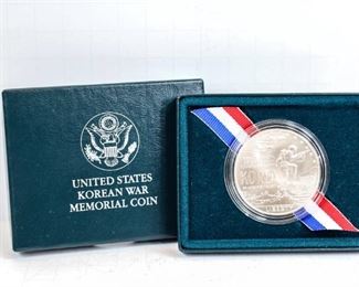 US Korean War Memorial Coin 1991