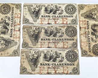 Bank of Clarendon Notes