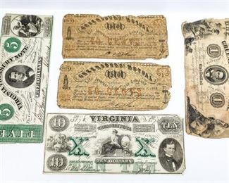 Virginia Treasury and Greensboro Mutual Notes