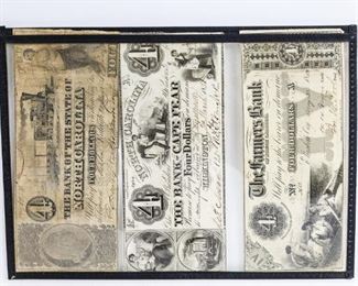Bank of the State of North Carolina, Bank of Cape Fear, The Farmers Bank Notes