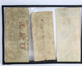 Bank of South Carolina and Confederate States of America $2 Notes