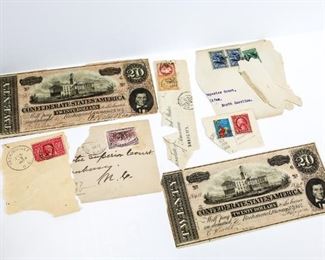 Confederate States of America Richmond $20 Notes
