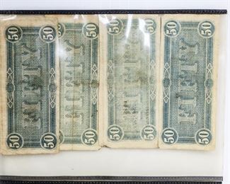 Confederate States of America Richmond $50 Notes
