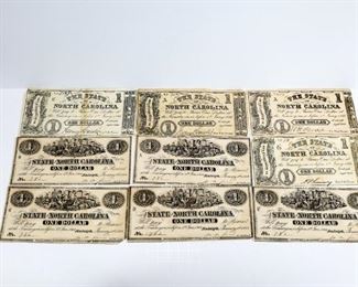 State of North Carolina $1 Notes