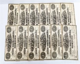 State of North Carolina $1 Notes