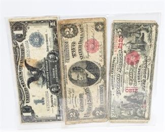 US One Silver Dollar Note
US Two Silver Dollars Note
US First National Bank of Chelsea $5 Note