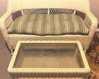 Faux Rattan Outdoor Furniture Set