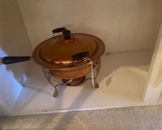 Copper chafing dishes