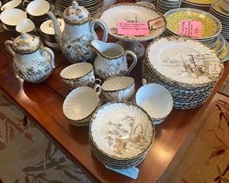 Japanese antique tea set