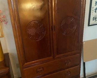 Rosewood armoire