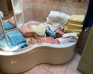 All new and some gently used bath sheets, towels, hand towels and wash cloths