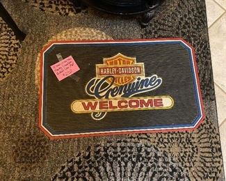 Collectible Harley Davidson rubber mat