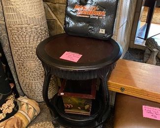 Pair of round tables