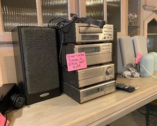 Denon Speakers and stereo components