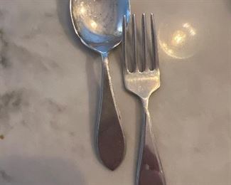 Sterling Silver child utensil set
