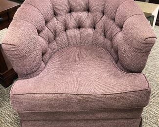 Upholstered Swivel Rocker