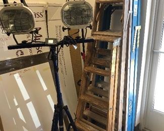 Ladders & Shop Light