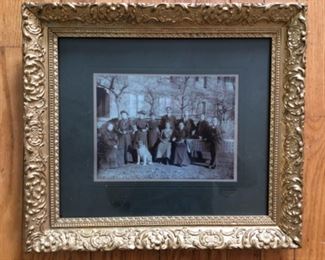 Antique framed photo 1909