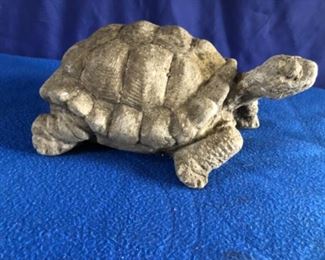 Cement garden turtle